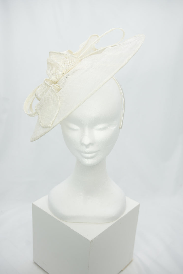 Fascinator "delight" weiß