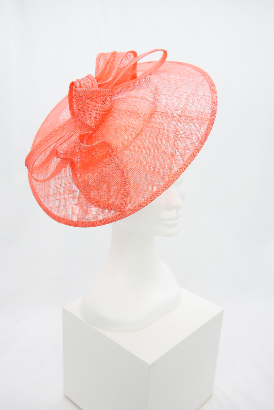 Fascinator "delight" koralle