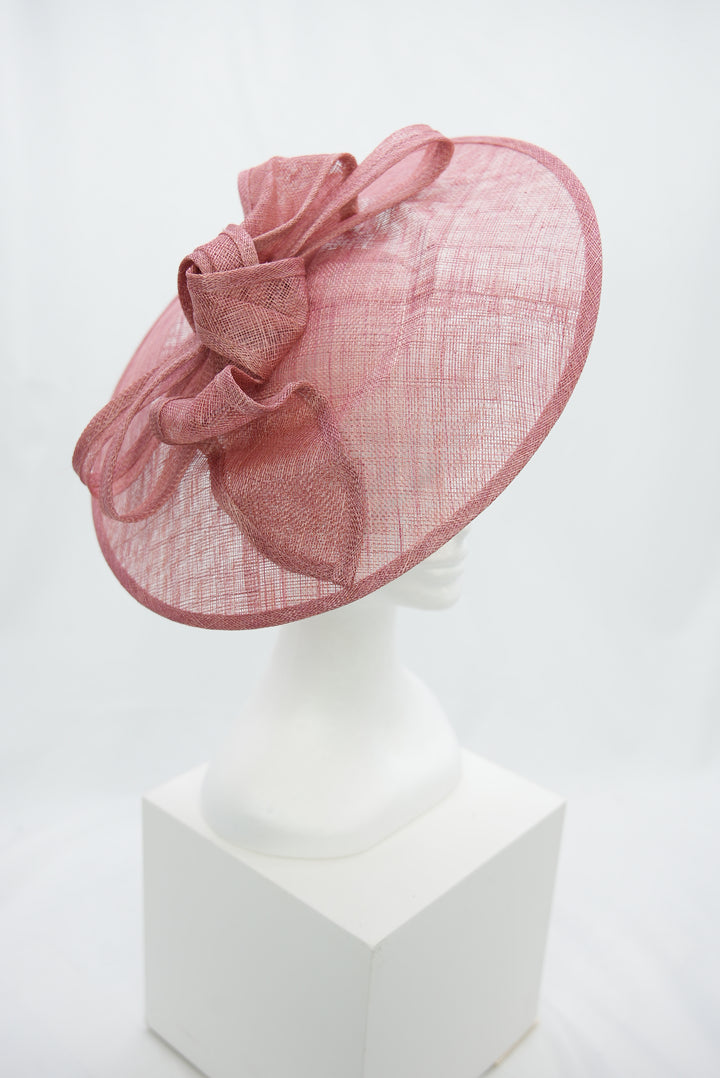Fascinator "delight" rosa