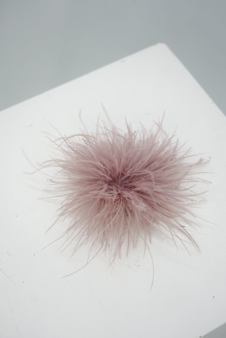 Feder-Spange altrosa