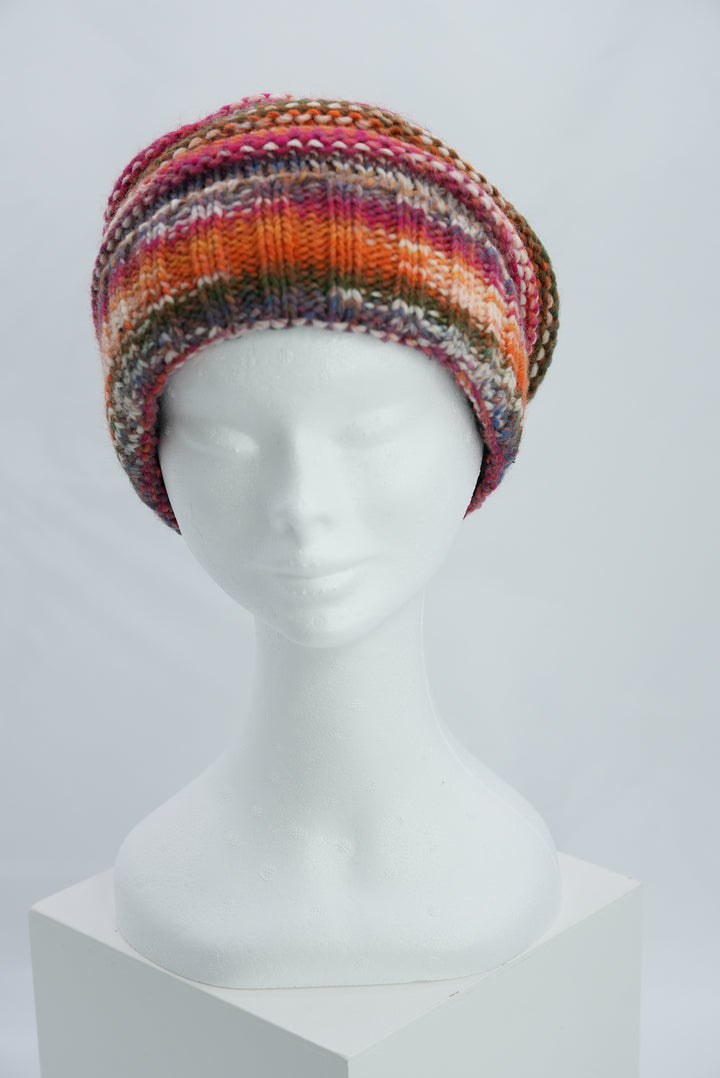 Beanie "orange/pink/grün"