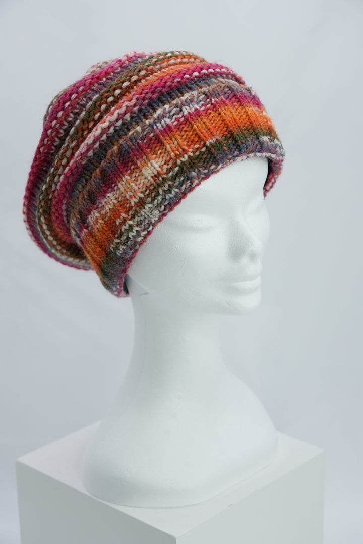 Beanie "orange/pink/grün"
