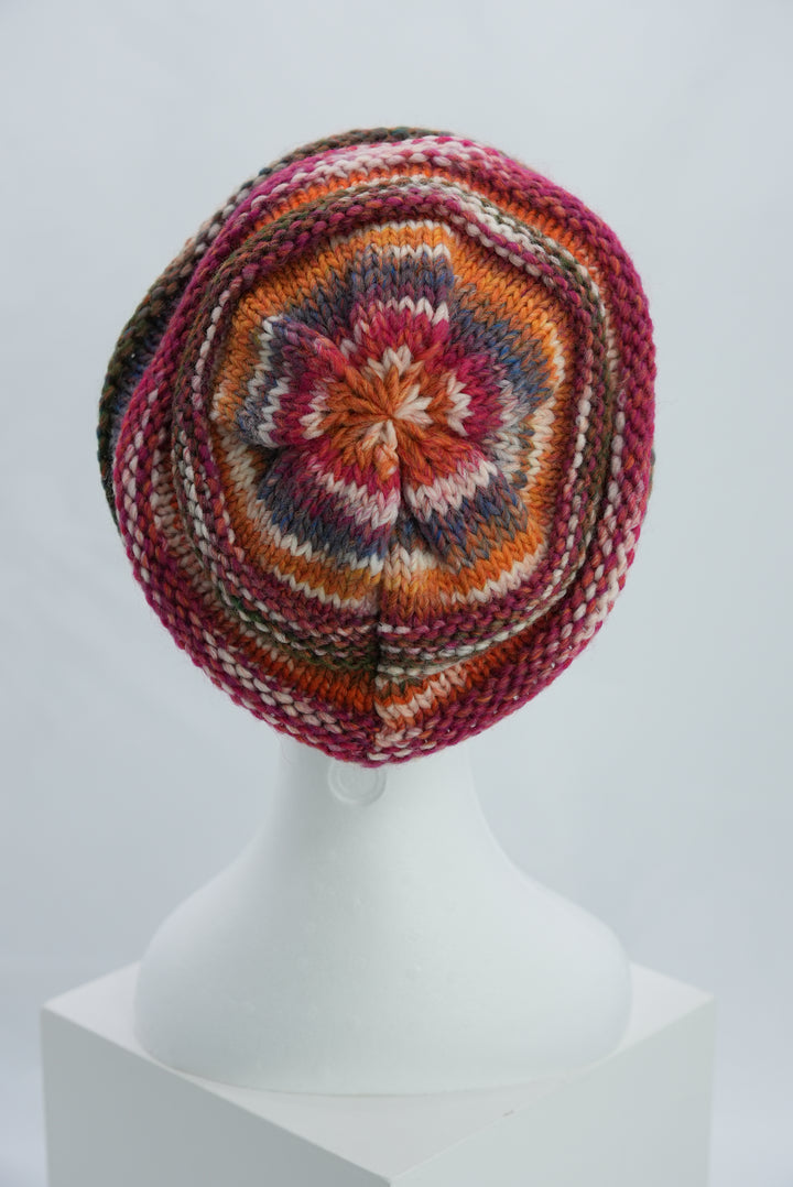 Beanie "orange/pink/grün"