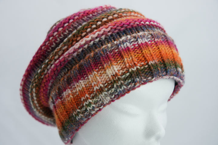 Beanie "orange/pink/grün"