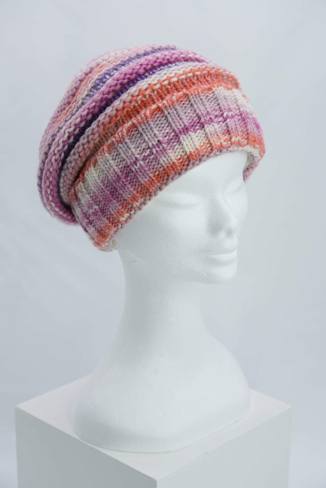Beanie "lila/rosa/orange"