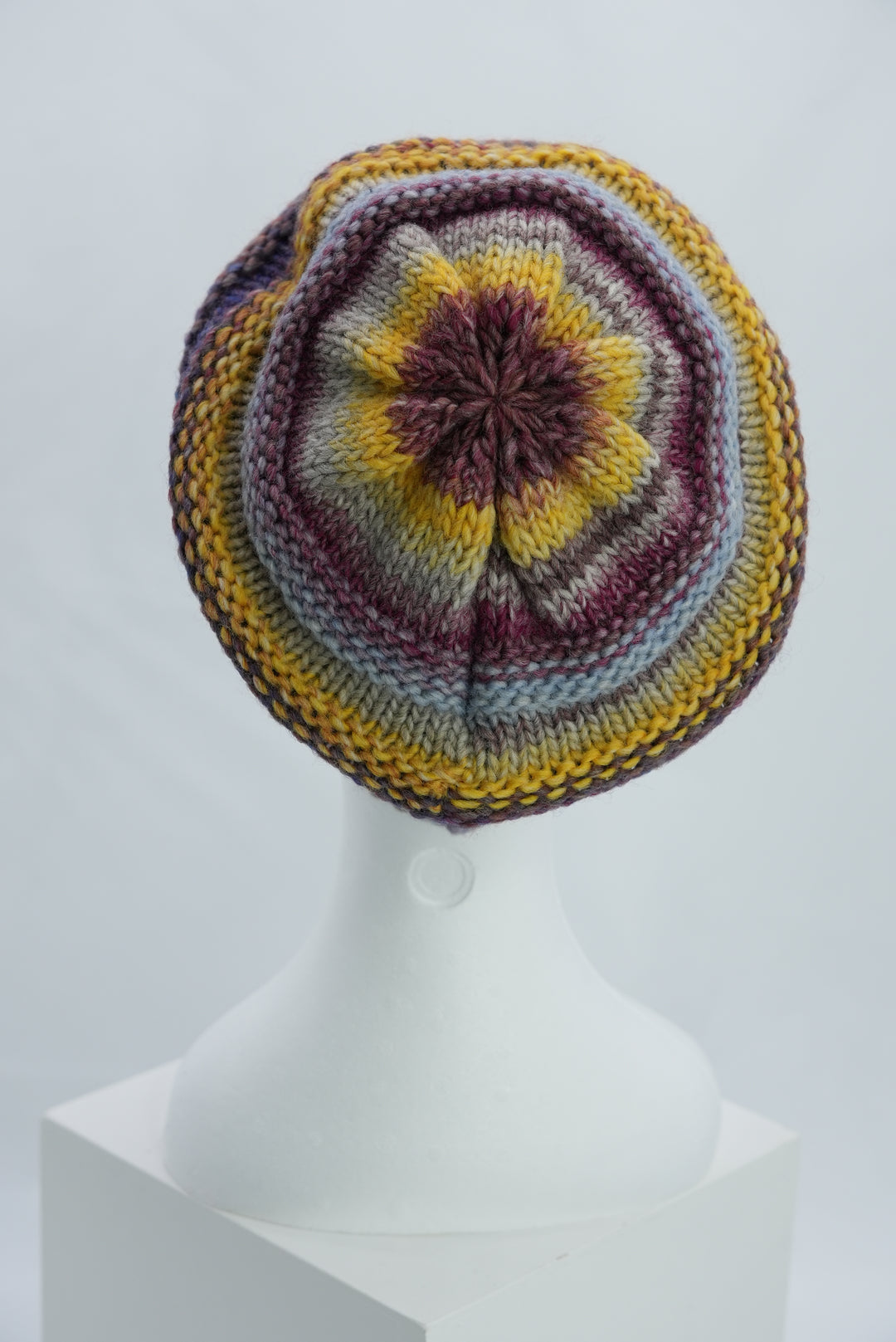 Beanie "lila gelb"