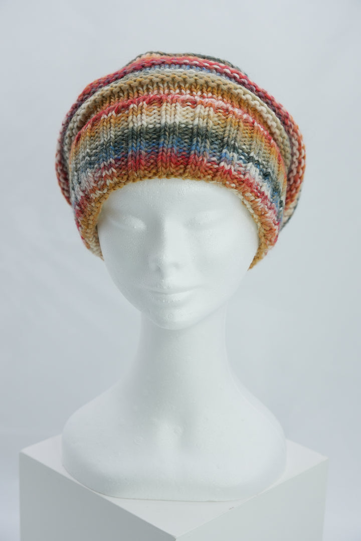 Beanie "blau/rot"