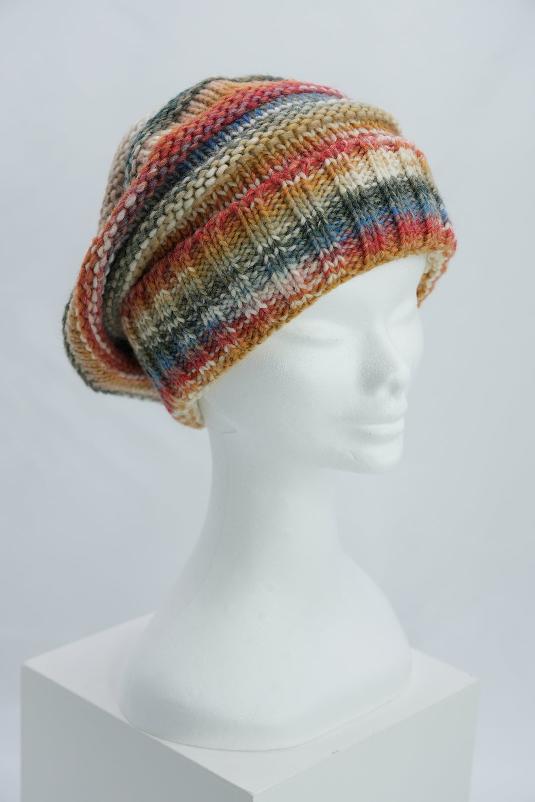 Beanie "blau/rot"