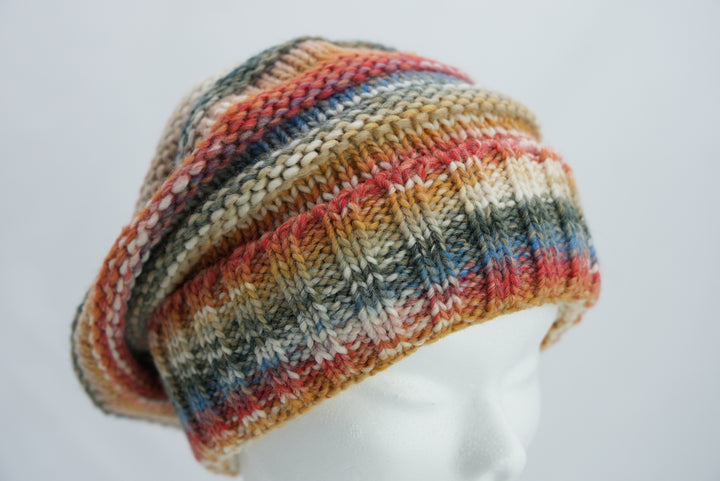 Beanie "blau/rot"