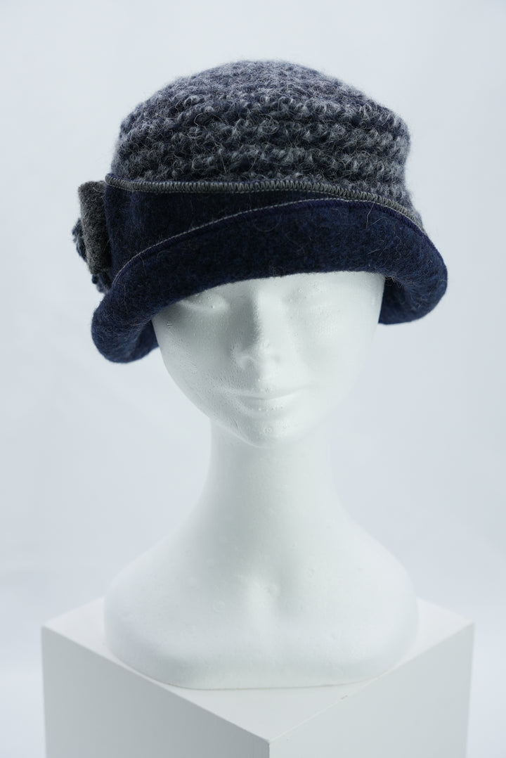 Walkmütze "blau/grau"