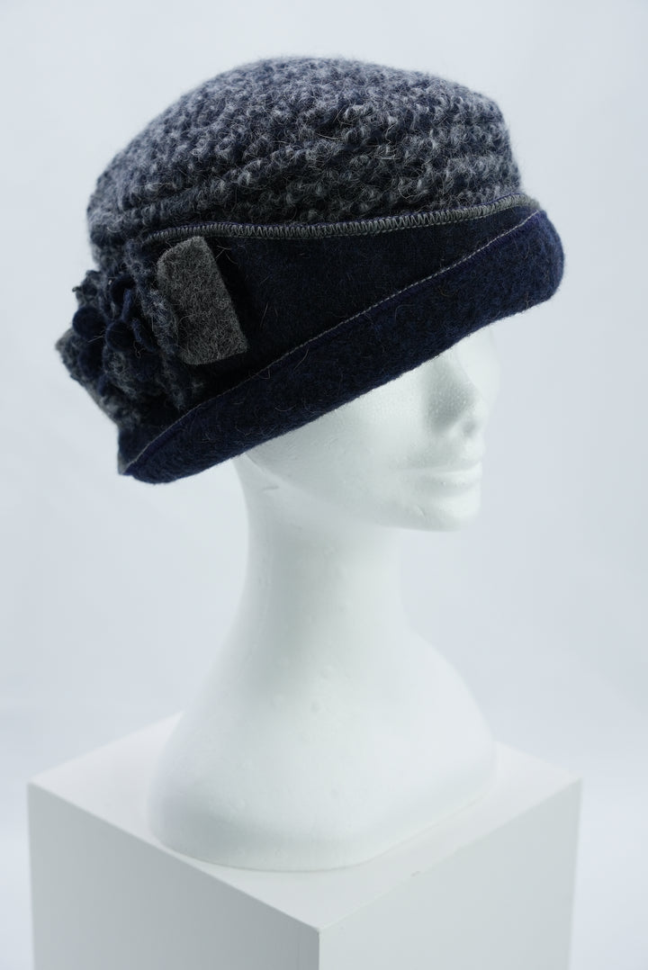 Walkmütze "blau/grau"