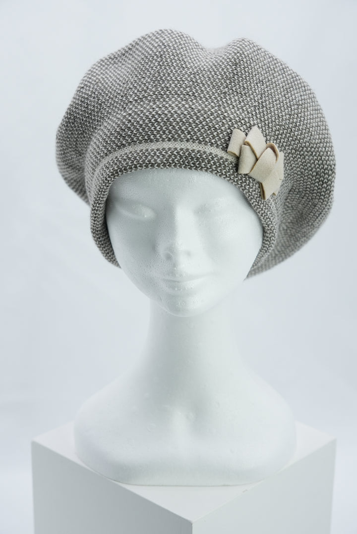 Baskenmütze "sweet grey"