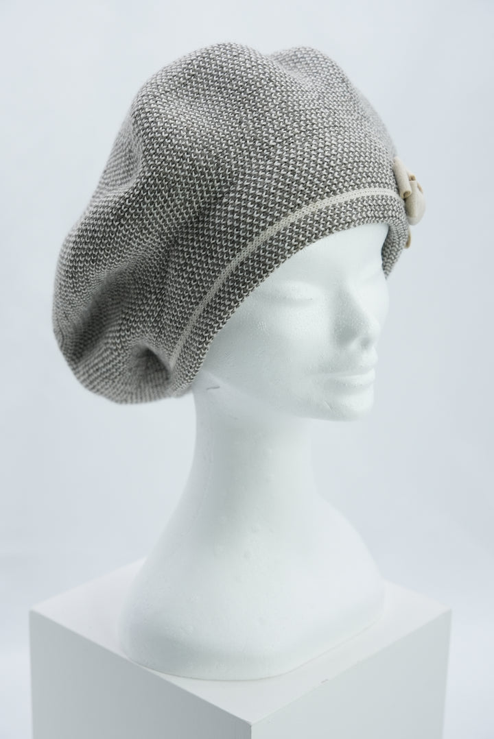 Baskenmütze "sweet grey"