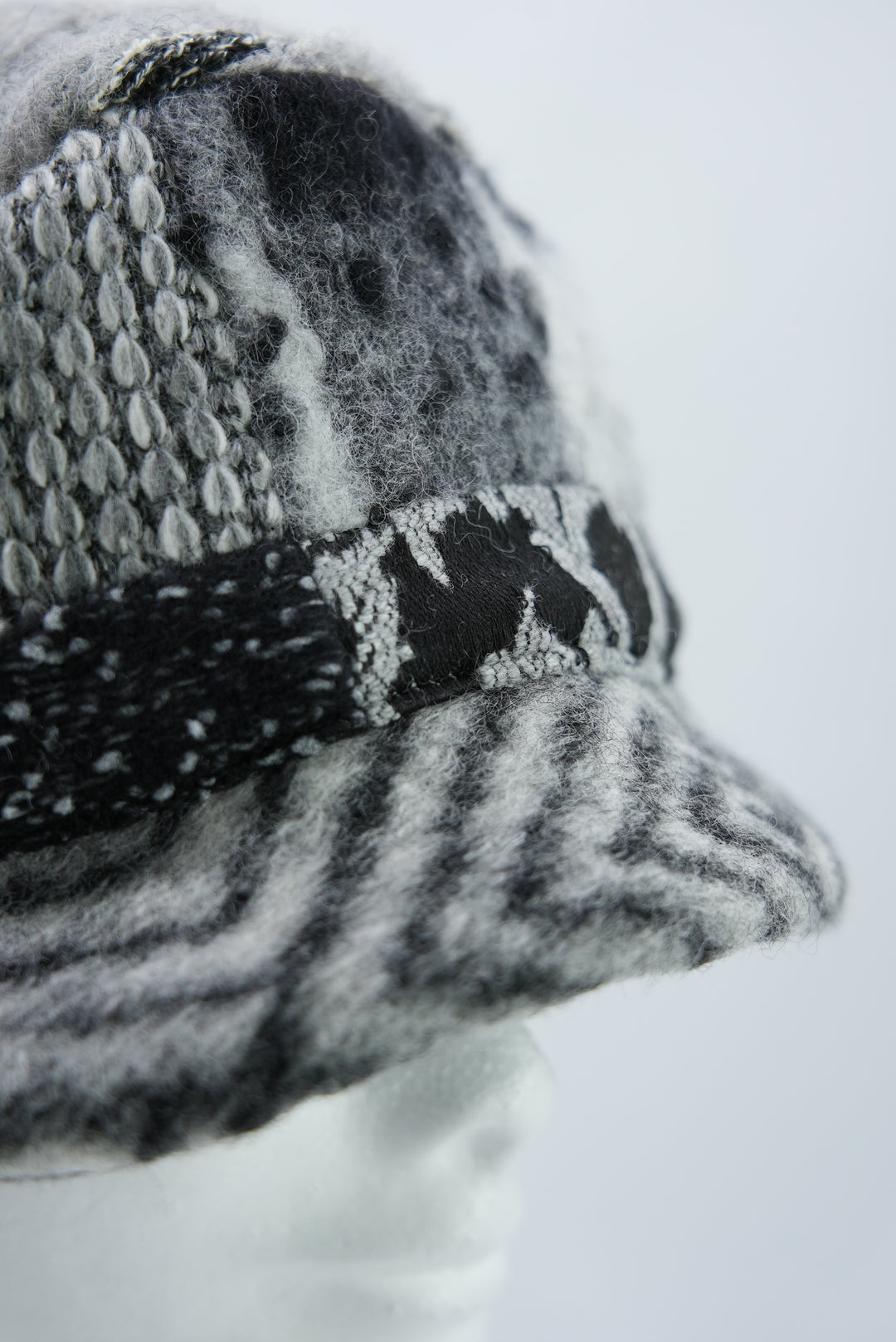 Patchwork-Fischerhut "grau"