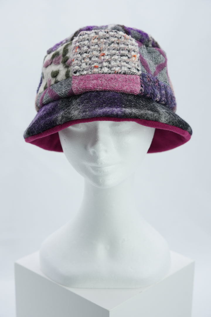 Patchwork-Fischerhut "lila"