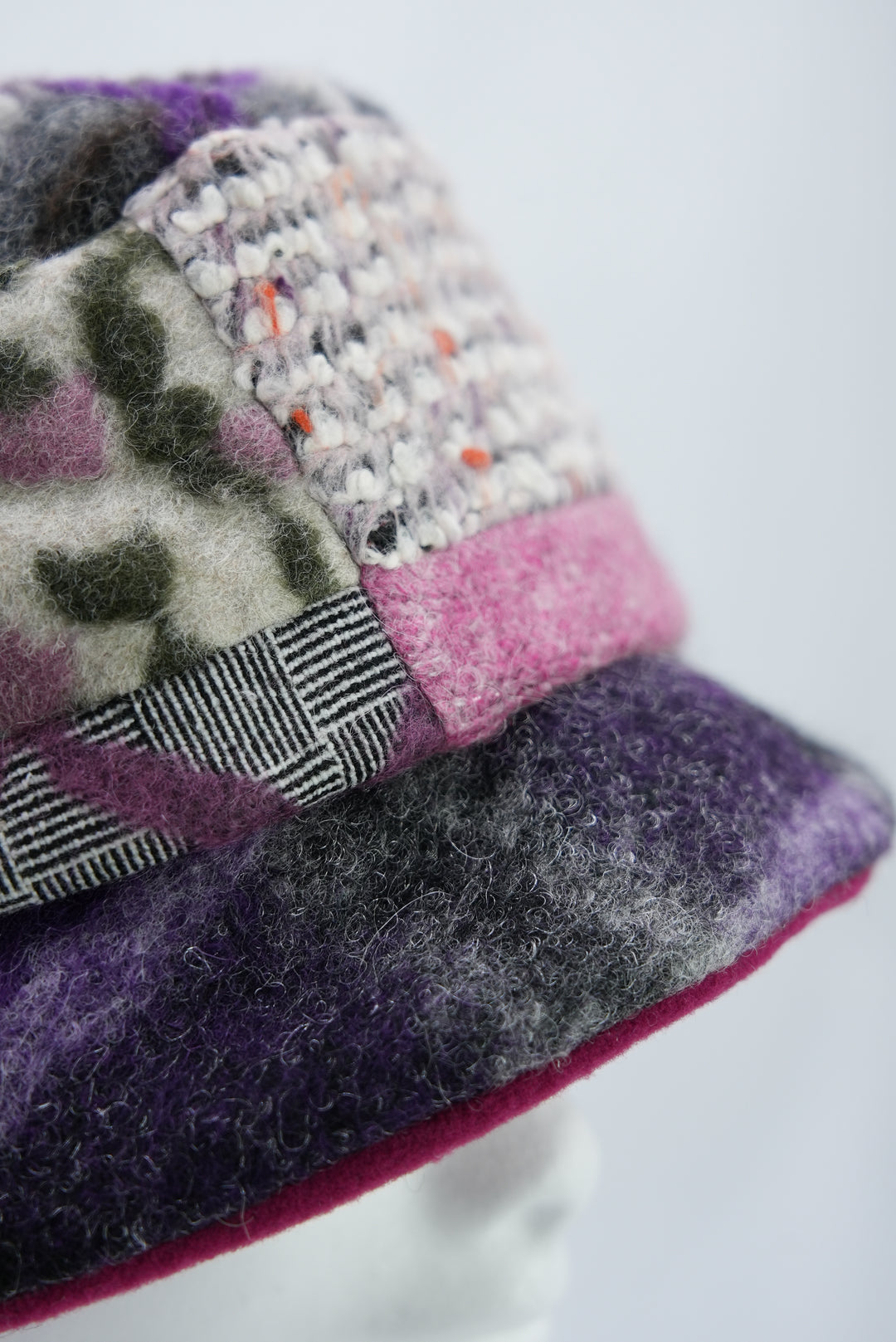 Patchwork-Fischerhut "lila"