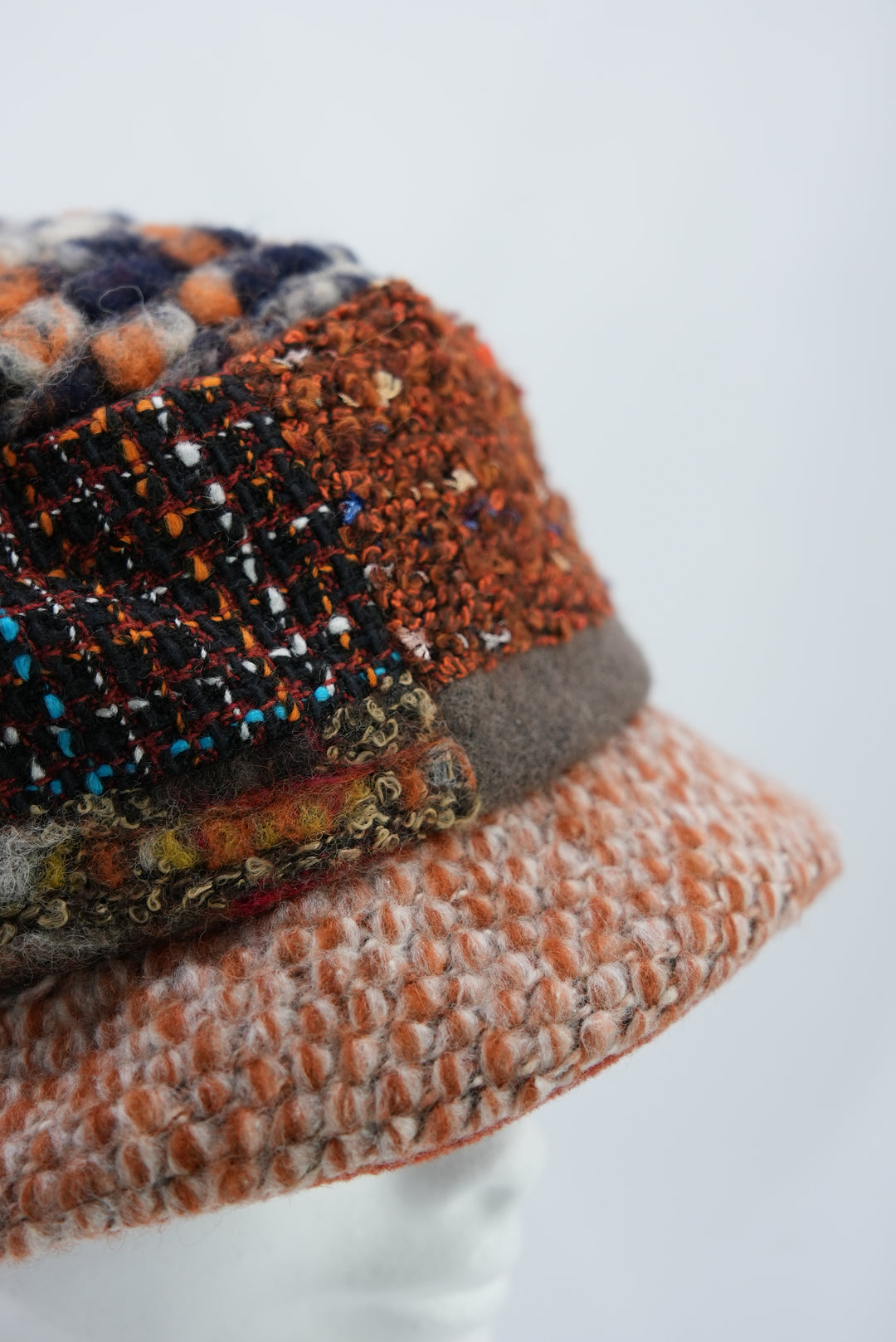 Patchwork-Fischerhut "orange"