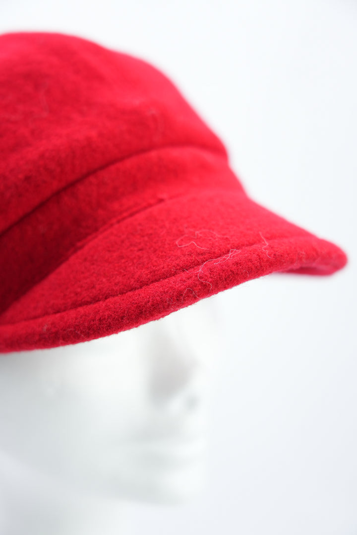 Schildkappe "Wolle rot"