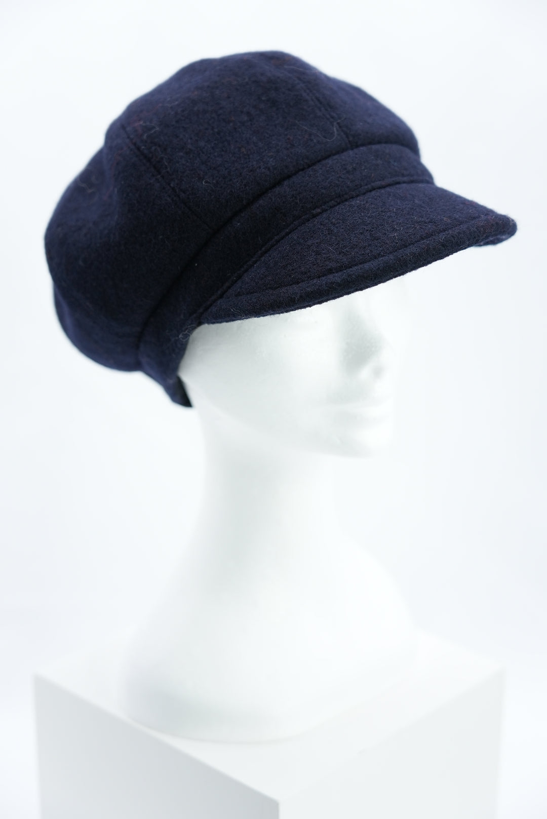 Schildkappe "Wolle navy"