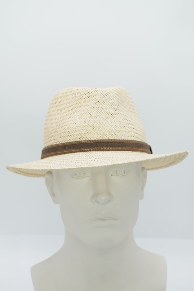 Strohhut “sereno“ beige