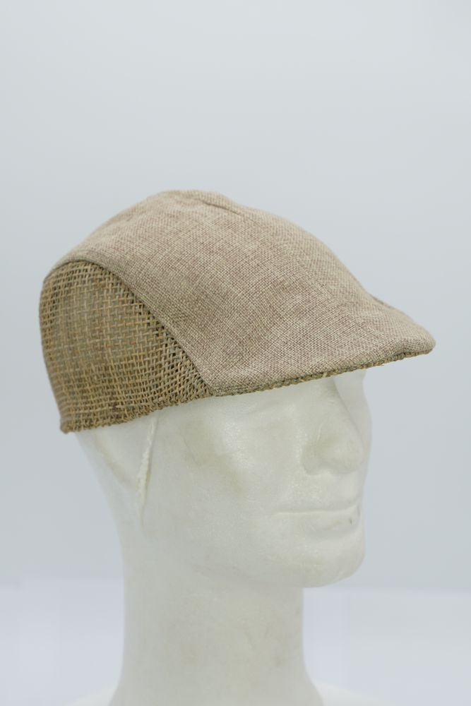 Herrenkappe “straw“ beige