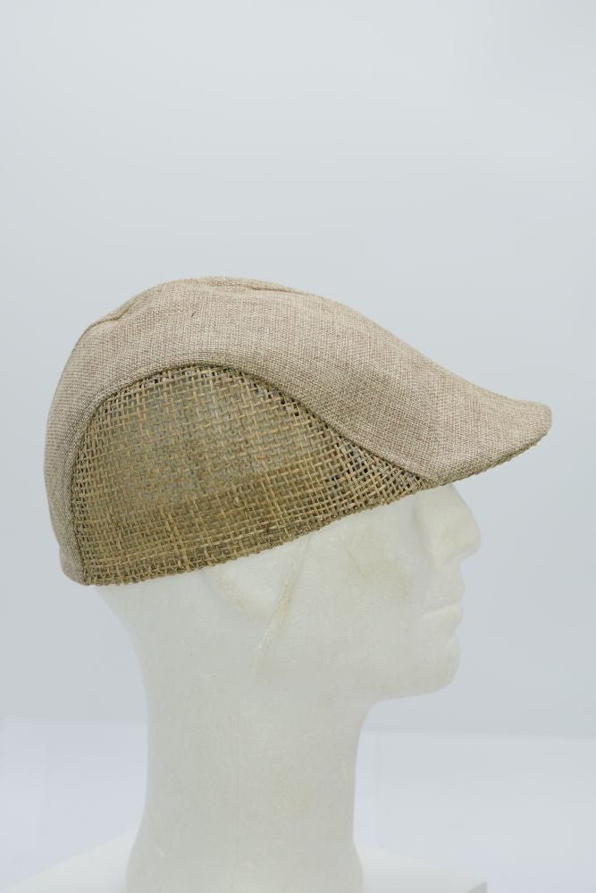 Herrenkappe “straw“ beige