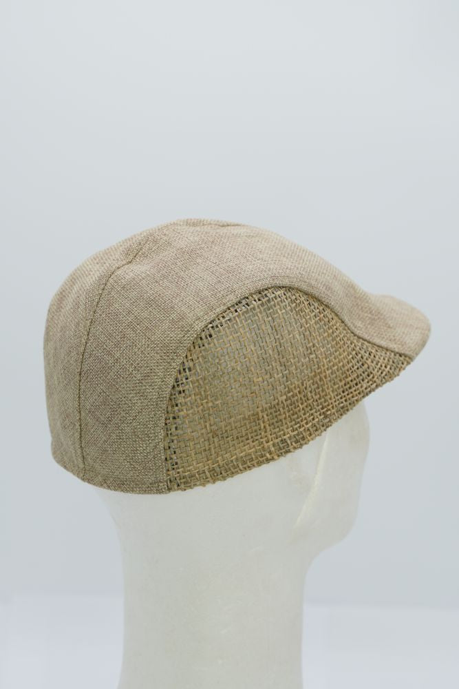 Herrenkappe “straw“ beige