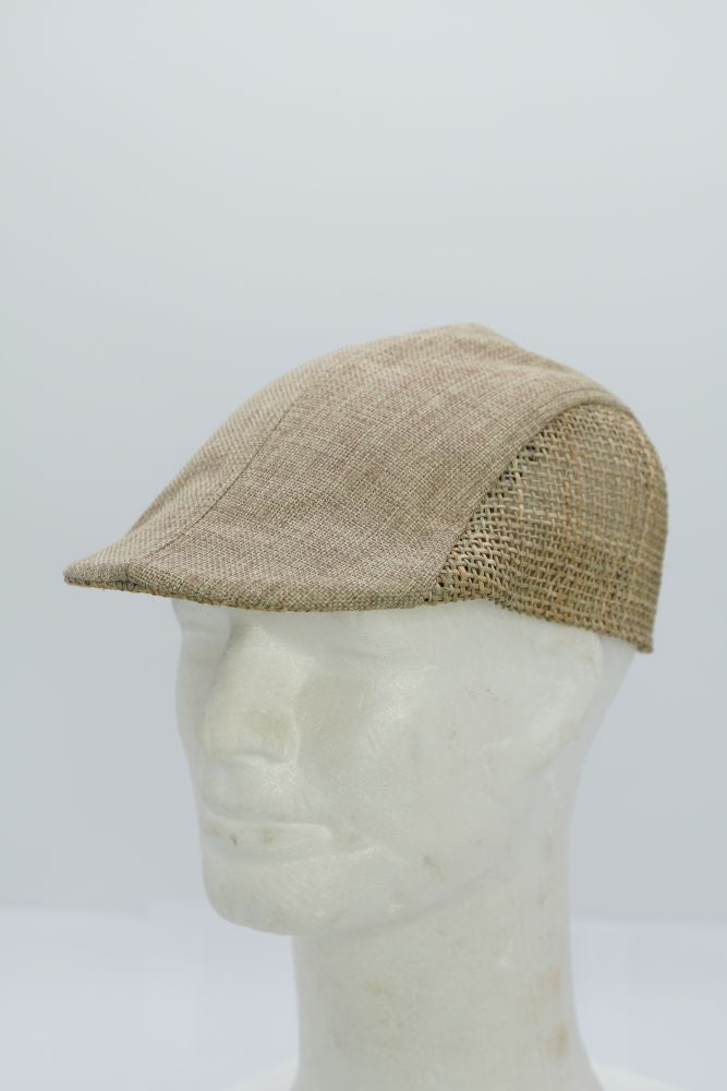 Herrenkappe “straw“ beige