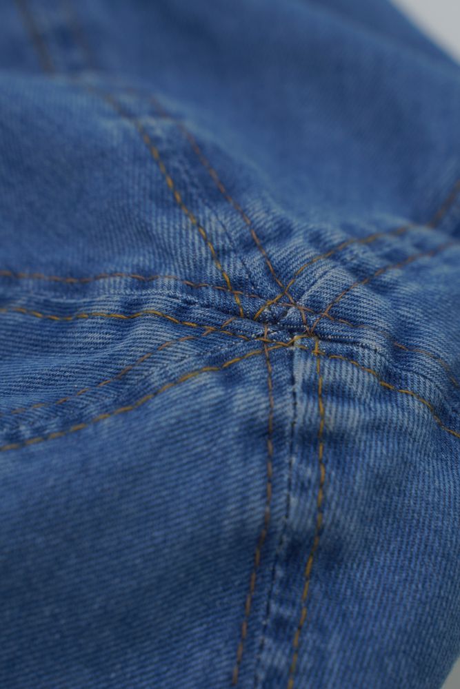 Herrenkappe “jeans“ blau