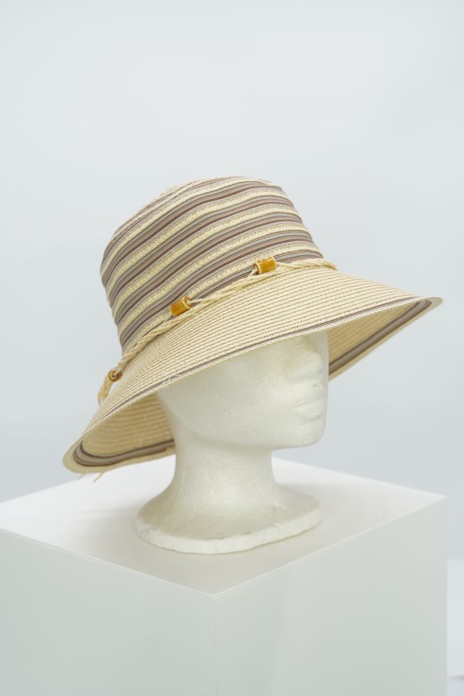 Strohhut "beach" beige