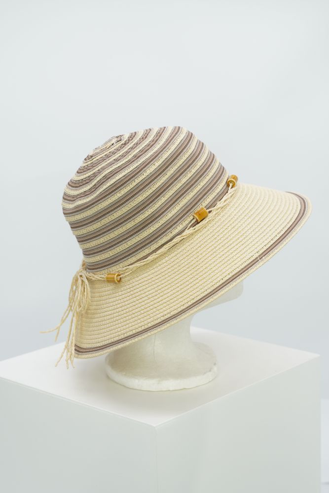 Strohhut "beach" beige