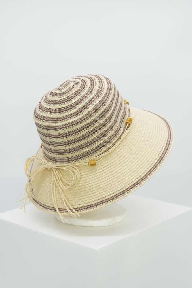 Strohhut "beach" beige