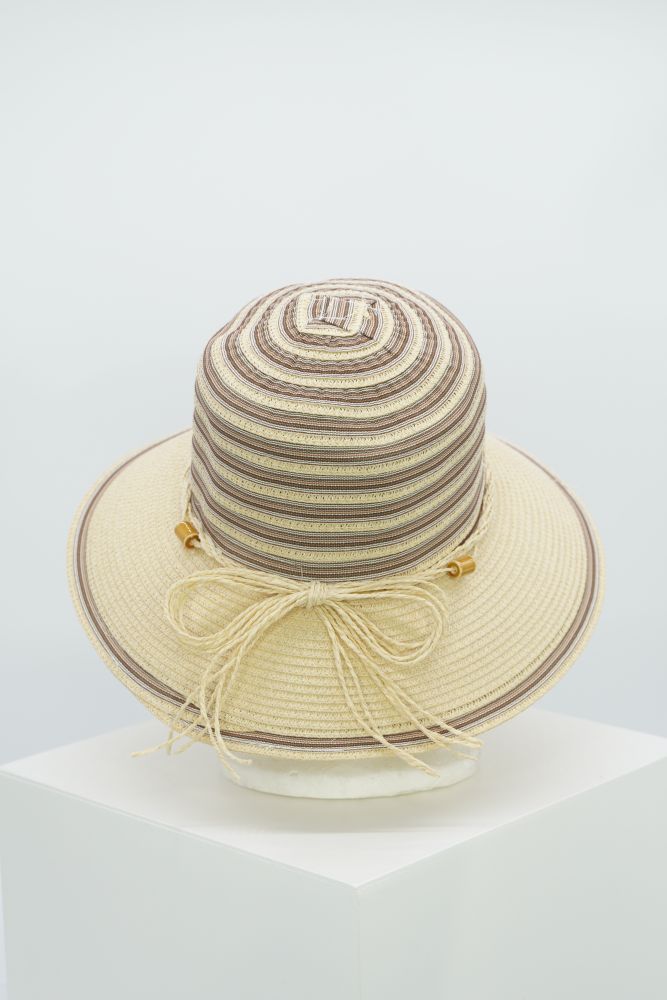 Strohhut "beach" beige