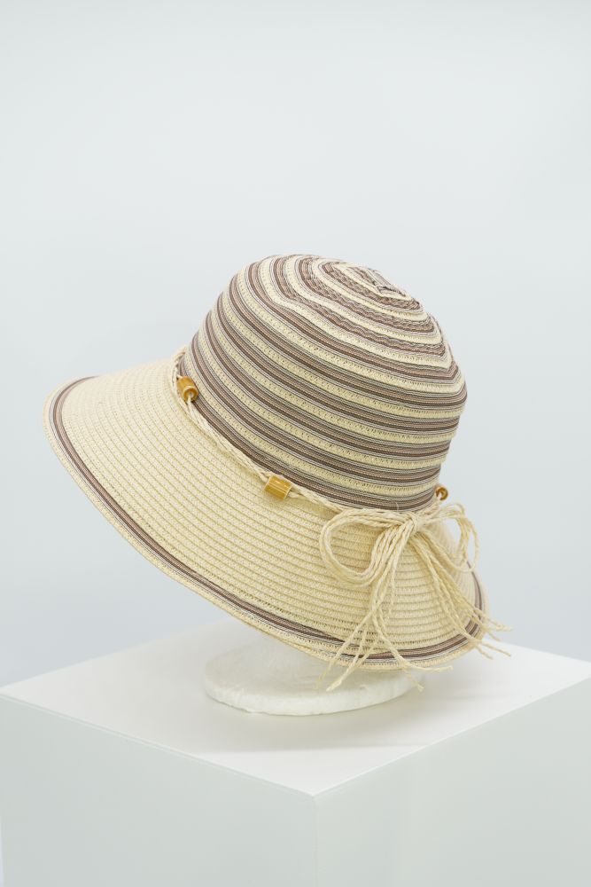 Strohhut "beach" beige