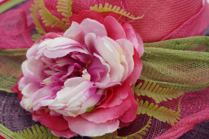 Modellhut “floración“ pink-lila