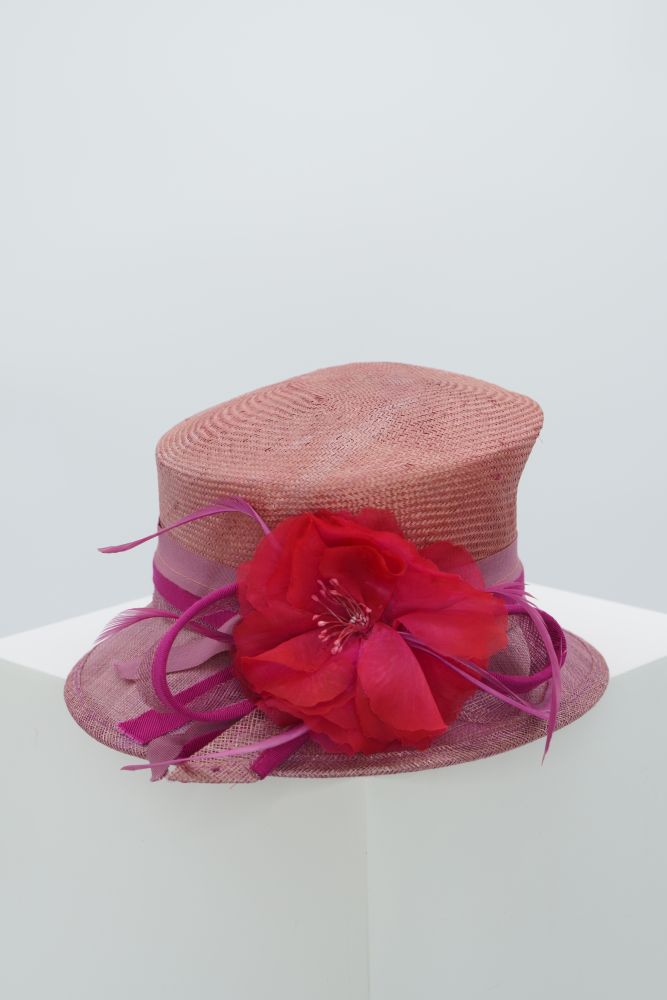 Modellhut “aurelia“ pink-lila