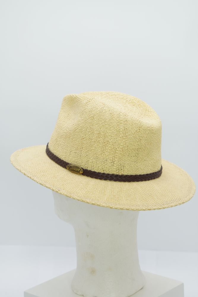 Strohhut “casual“ beige